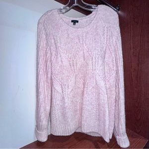 Pale pink chunky sweater